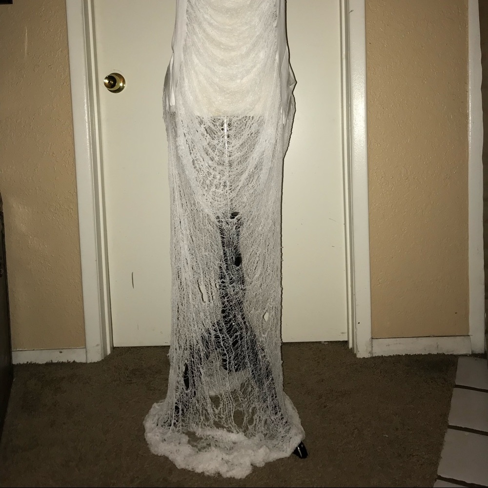Hand shredded T-shirt maxi - Picture 3 of 3